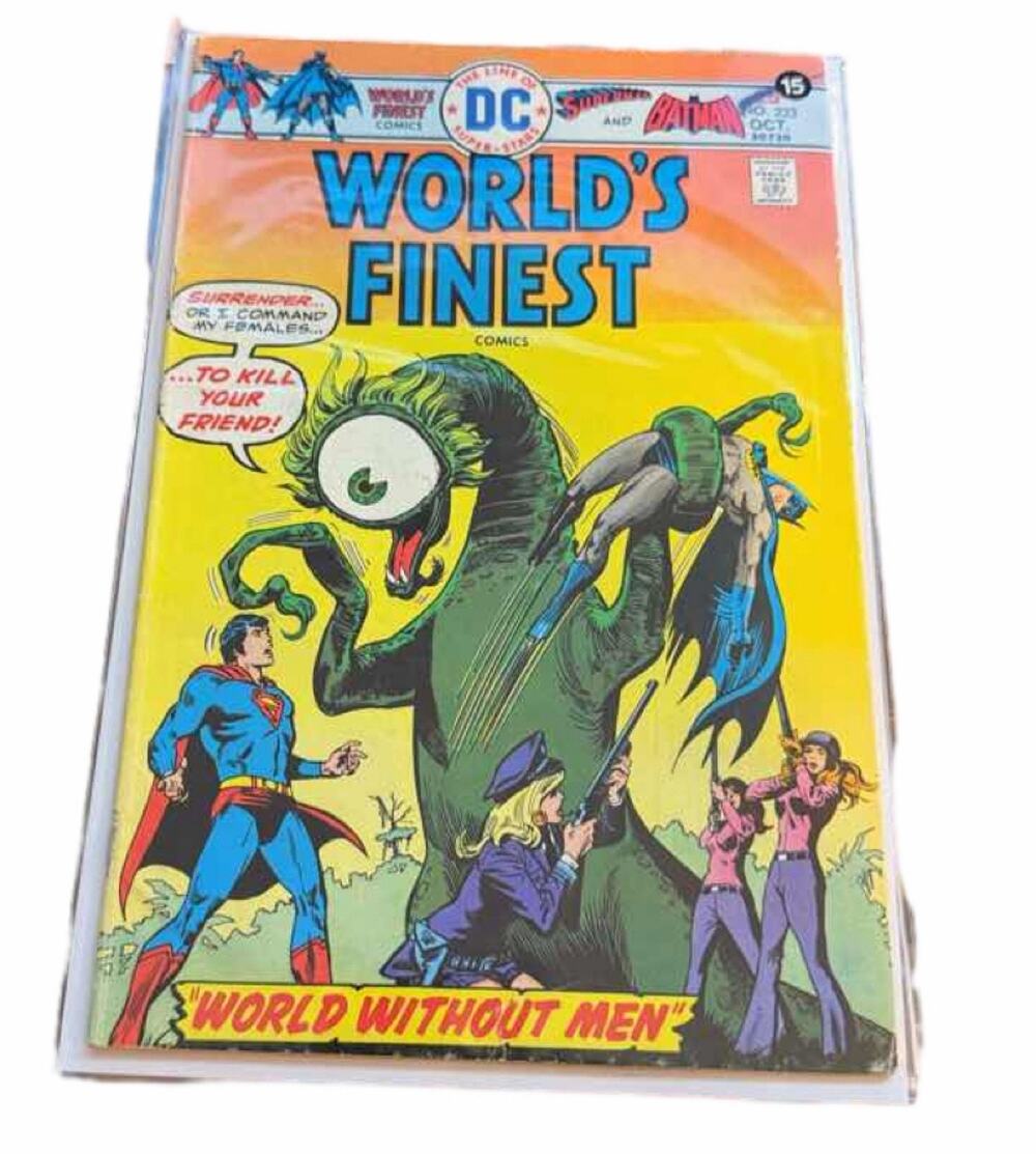 World's Finest Comics #233 (1975) DC Superman Batman World Without Men